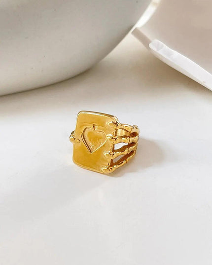 Gold Plated Magic Book Ring