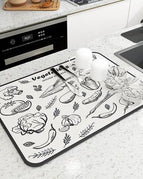 Vegetable whit / 40x50cm