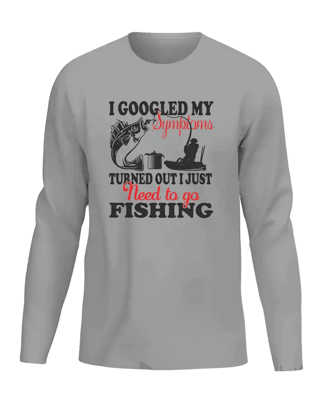 Fishing Symptoms Long Sleeve Shirt