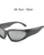 04 Gun - Silver / UV400 Goggles