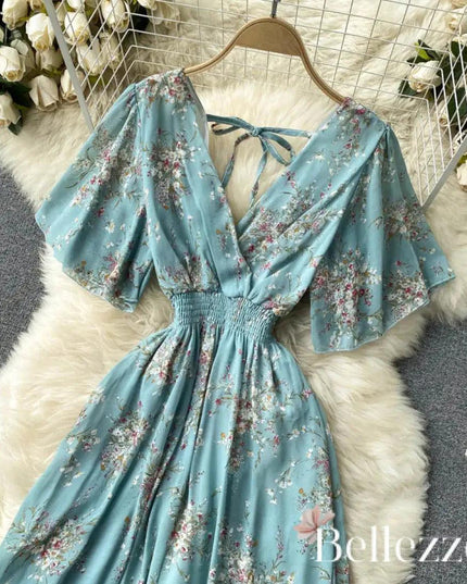 Vestido Bellezze  Floral Dress