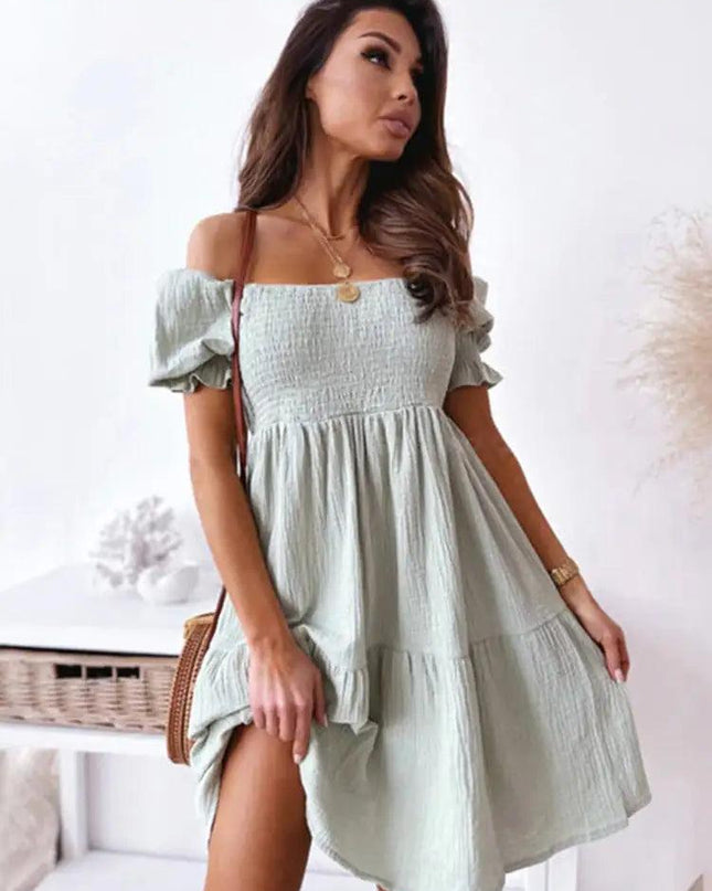 Queen Plain Short Dress