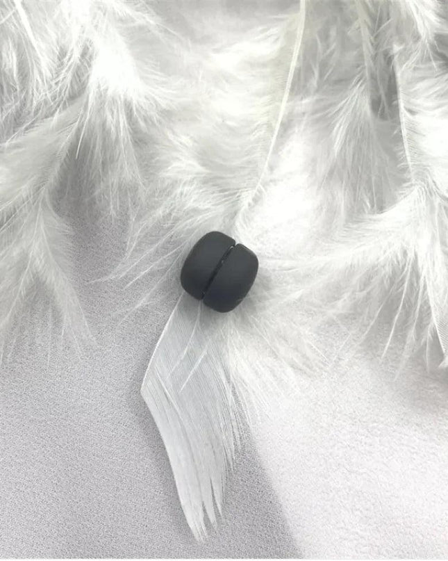 Women's Fashion Scarf with Metal Button Closure