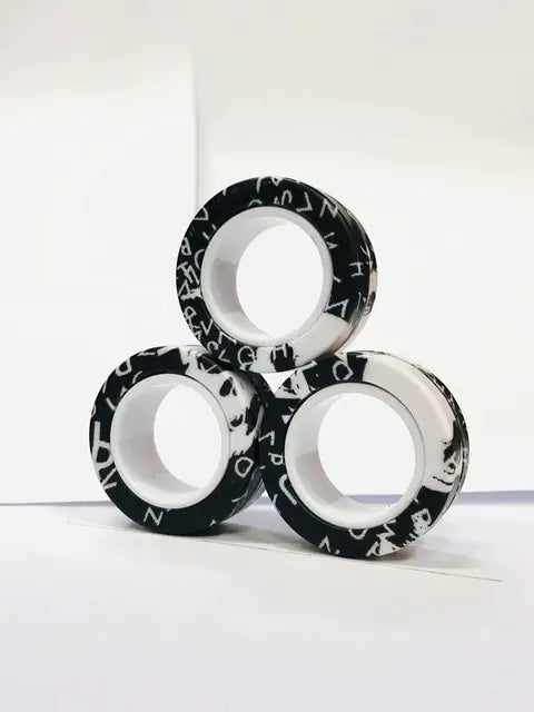 3pcs Finger Magnetic Fidget Rings