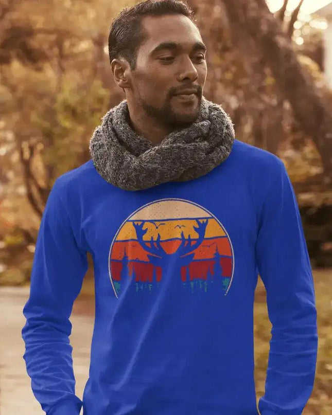 Deer Color Long Sleeve Shirt