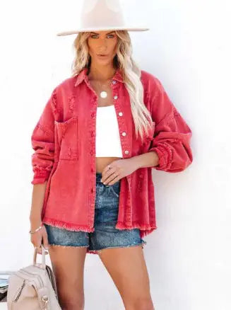 Ripped Denim Jacket