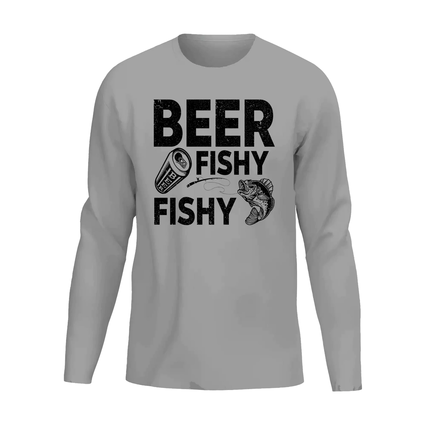 Beer Fishy Fishy Men Long Sleeve Shirt