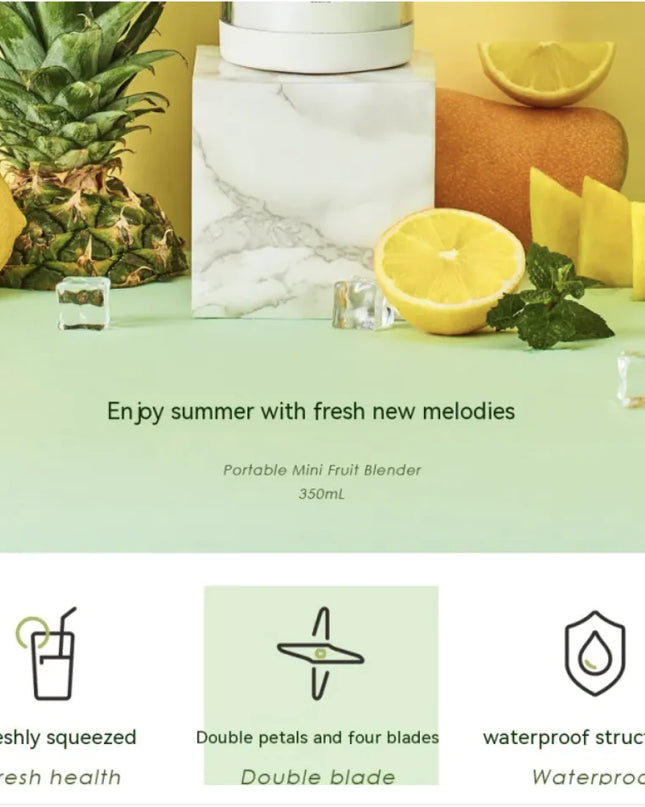 USB Magnetic Portable Juicing Cup