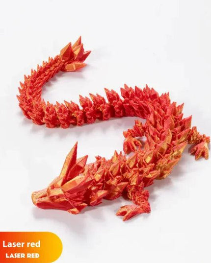 3D Printing Decoration Joint Movable Crystal Gem Dragon Hand-made