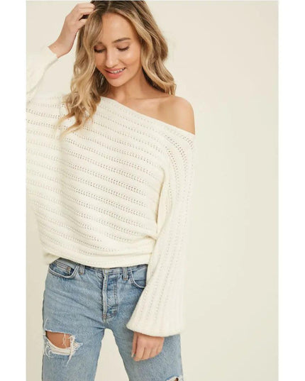 Textured Pullover Sweater