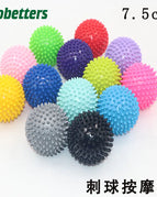 Dark Blue / 7.5cm Barbed Ball Massage Ball (Hard)