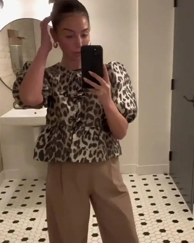 Leopard Hollow Shirt