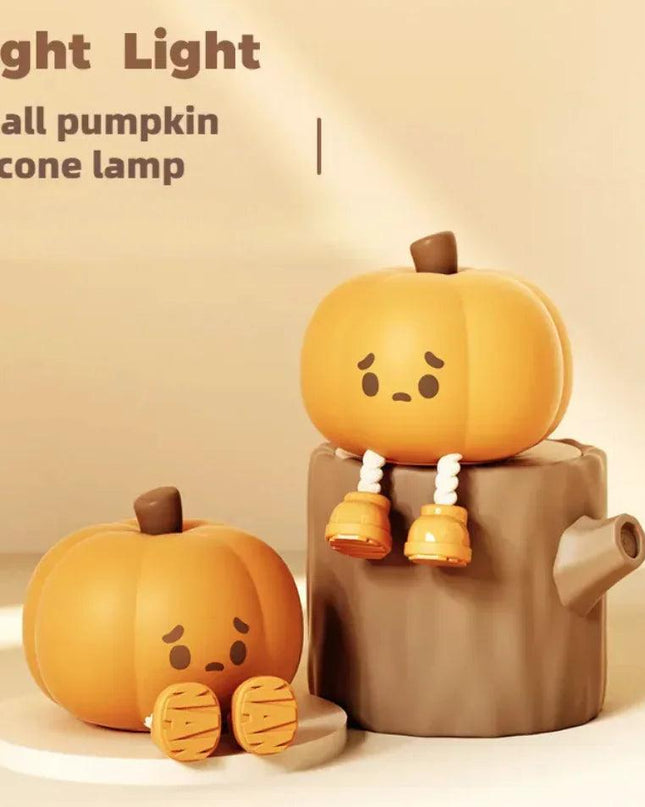 Cute Silicone Halloween Pumpkin Night Light