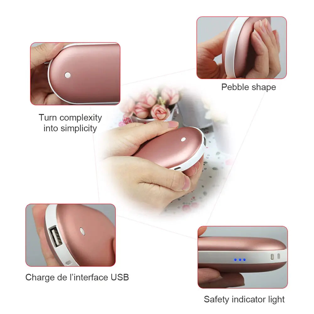 Mini Hand Warmer Portable Cobblestone