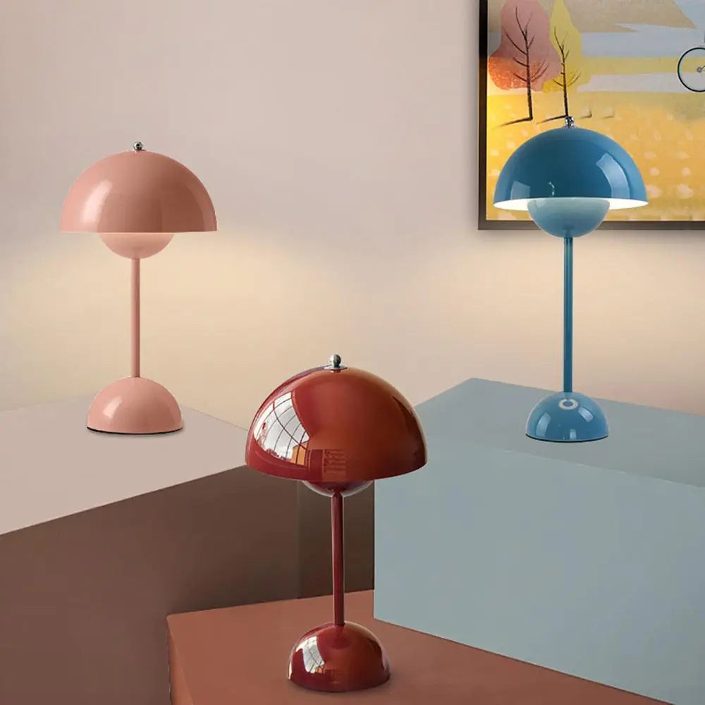 Flowerpot Rechargeable Mushroom Table Lamp