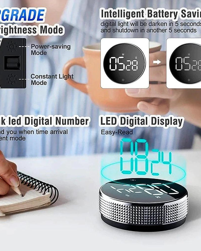 Magnetic Digital Kitchen Timer