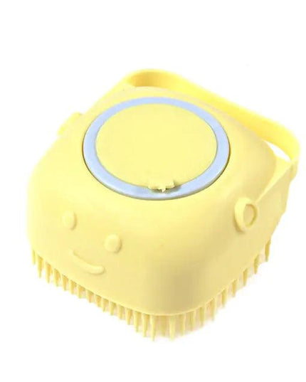 Silicone Comb with Shampoo Box Pet Dog Brush