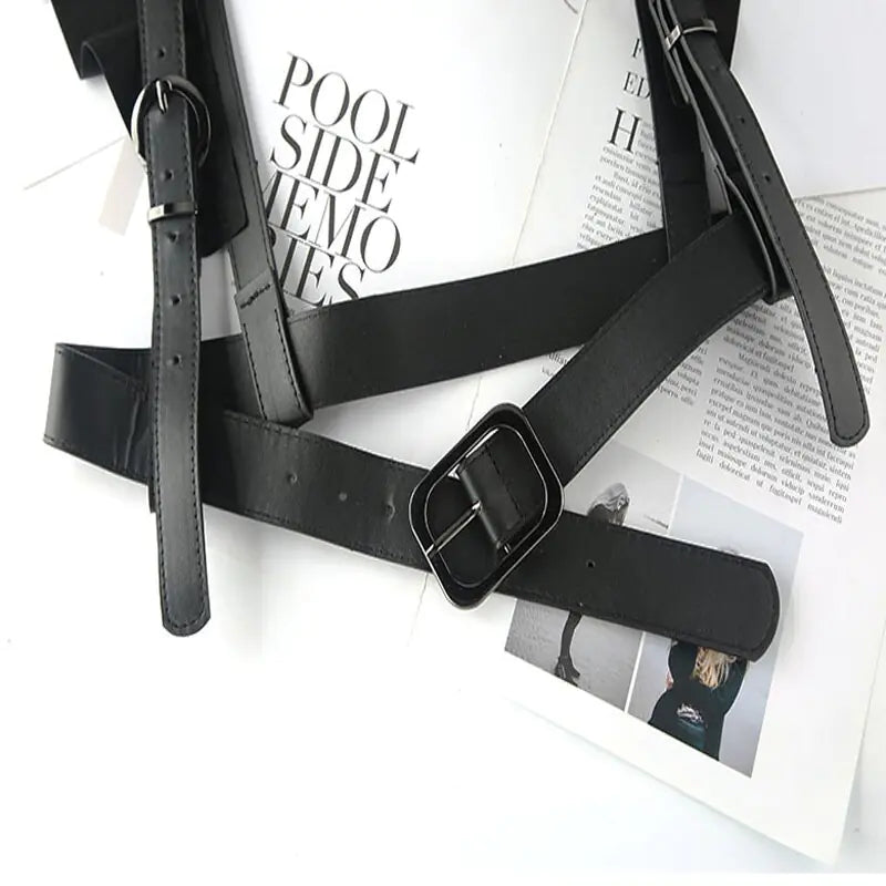 Double Shoulder Strap Fashion Belt