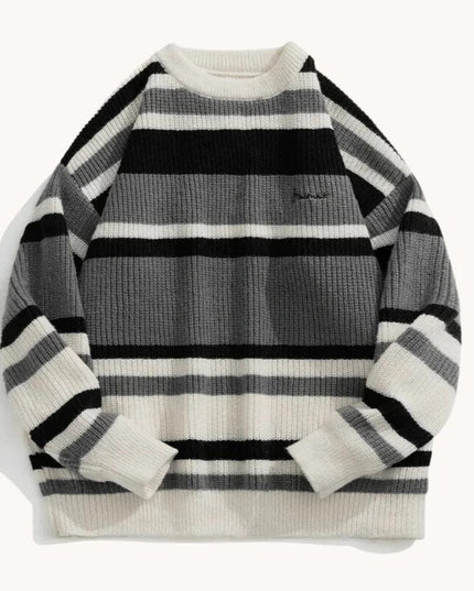Stripe Knitwear Sweater