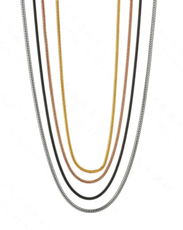 Stainless Steel Snake Chain Necklace
