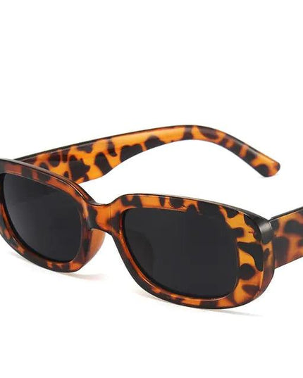Vintage Travel Small Rectangle Sun Glasses