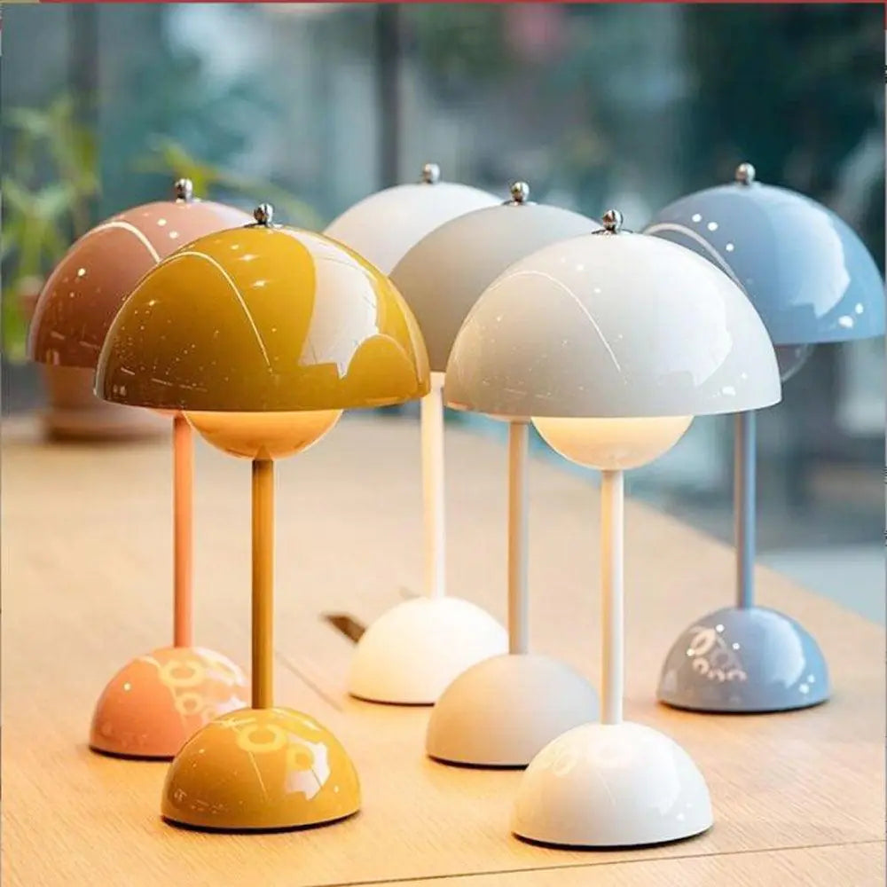 Flowerpot Rechargeable Mushroom Table Lamp