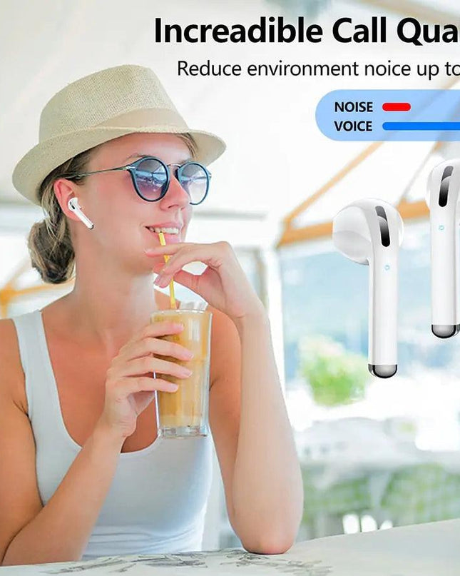 Wireless Earphone With Microphone 9D Stereo