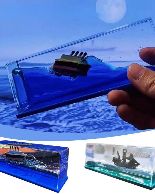 Titanic Cruise Ship Fluid Drift Bottle