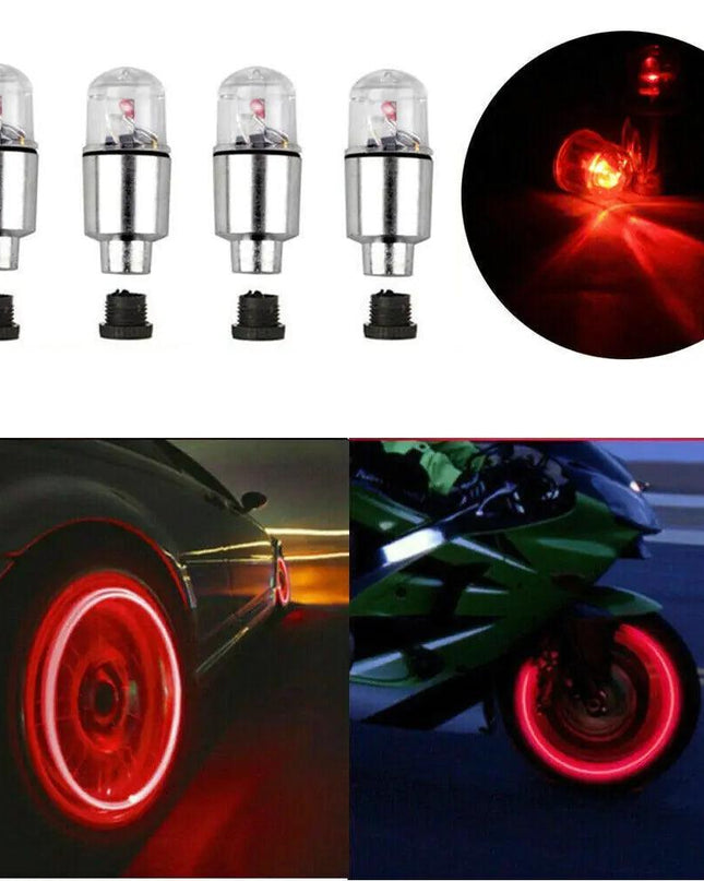 Tire Air Valve Stem LED Light Cap Cover