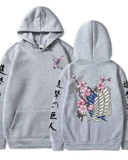 Attack On Titan Wings Of Liberty Sakura Graphic Hoodies