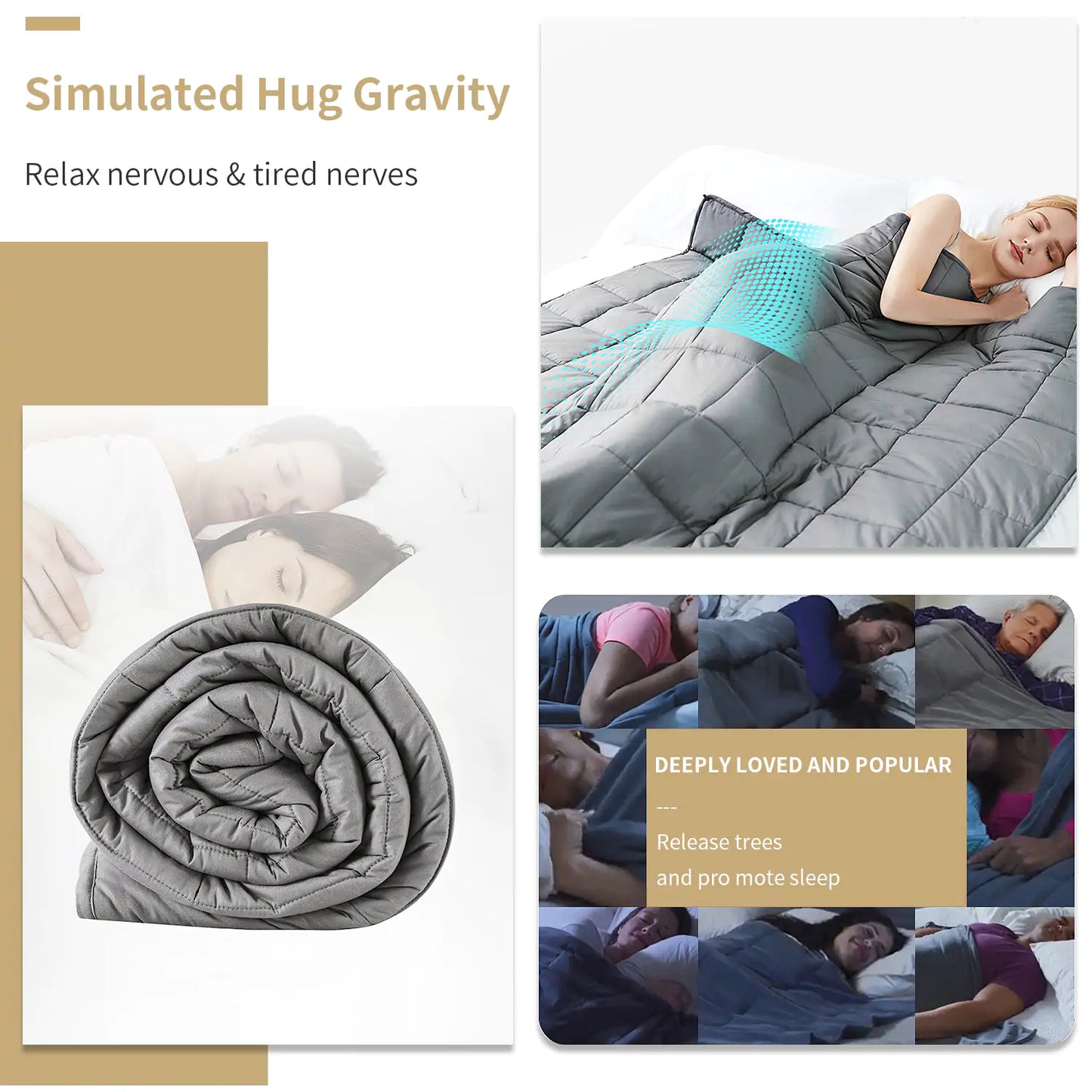 Weighted Blanket Adult Full Queen Size