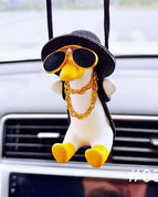 Black Necklace Duck / 6.5cm/2.56inch x 4cm/1.57inch.