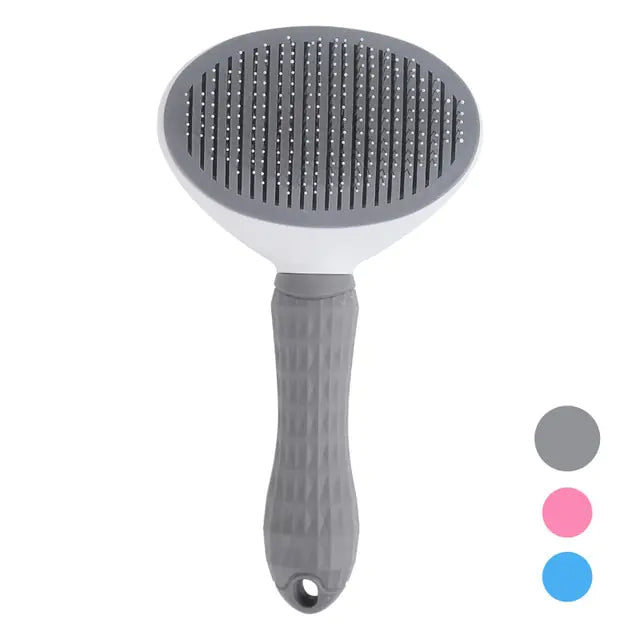 Hair Removal Comb Cat Brush Self Cleaning