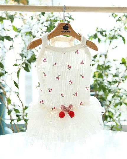 Summer Cherry Dog Dress