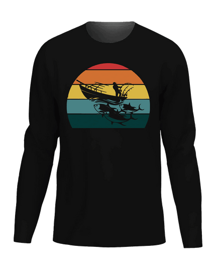 Fishing Boat Long Sleeve Shirt