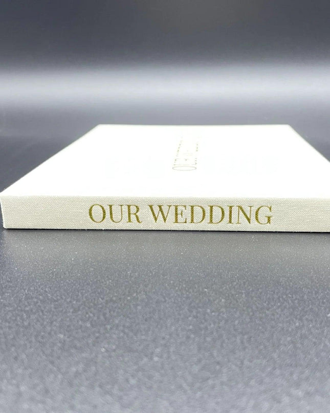 Linen Wedding Card