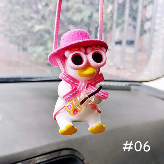 Car Pendant Cute Swinging Duck