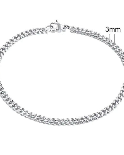 Chunky Miami Curb Chain Bracelet for Men