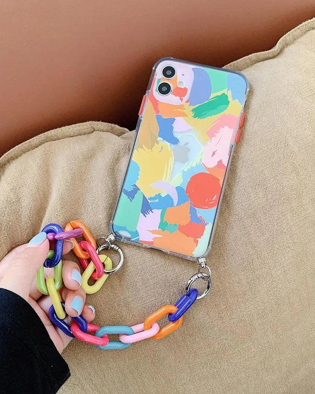 Abstract Art Chain Case