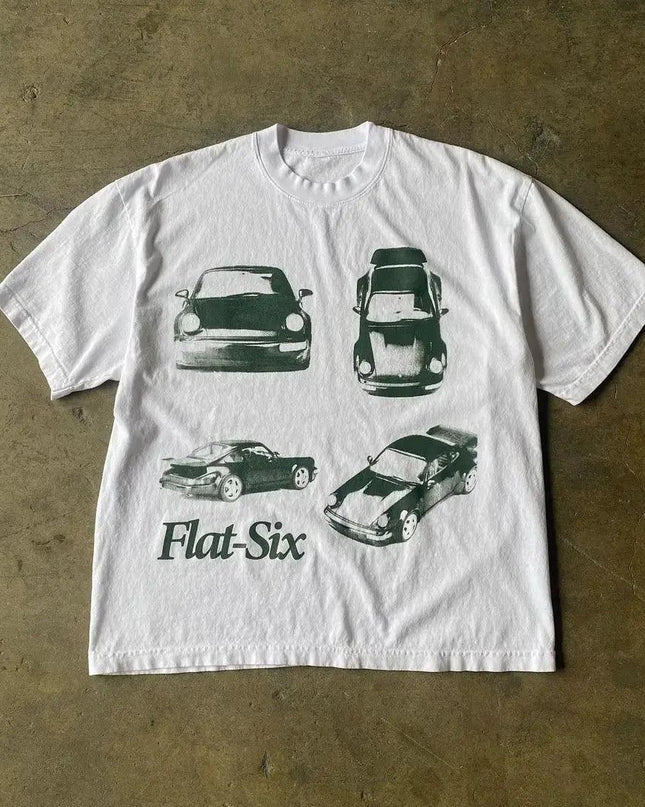 Harajuku Cat Print Shirt