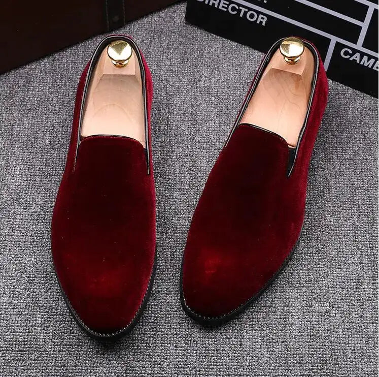 Red Bottom Suede Loafers