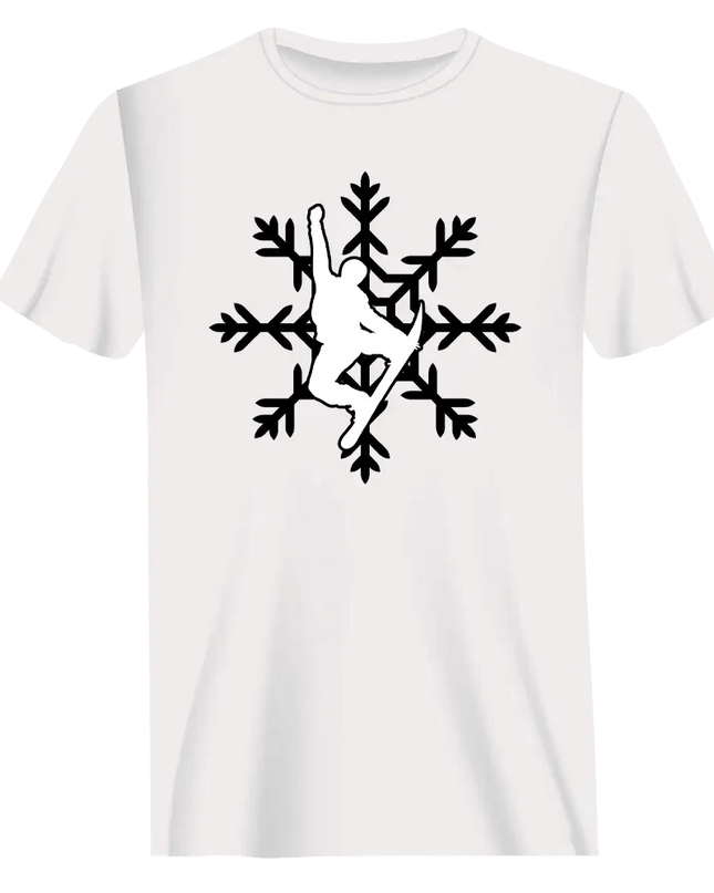 Snowboard Snowflake T-Shirt
