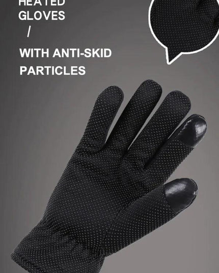 Electric USB Heated Gloves Winter Warming Thermal Ski Snow Hand Warm Windproof