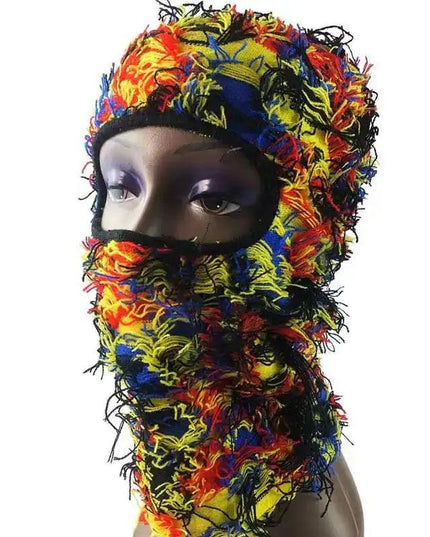 Color Shred Ski Mask