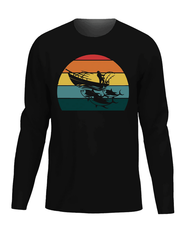 Fishing Boat Long Sleeve Shirt