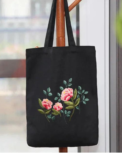 Canvas Bag Embroidered Diy Material Kit
