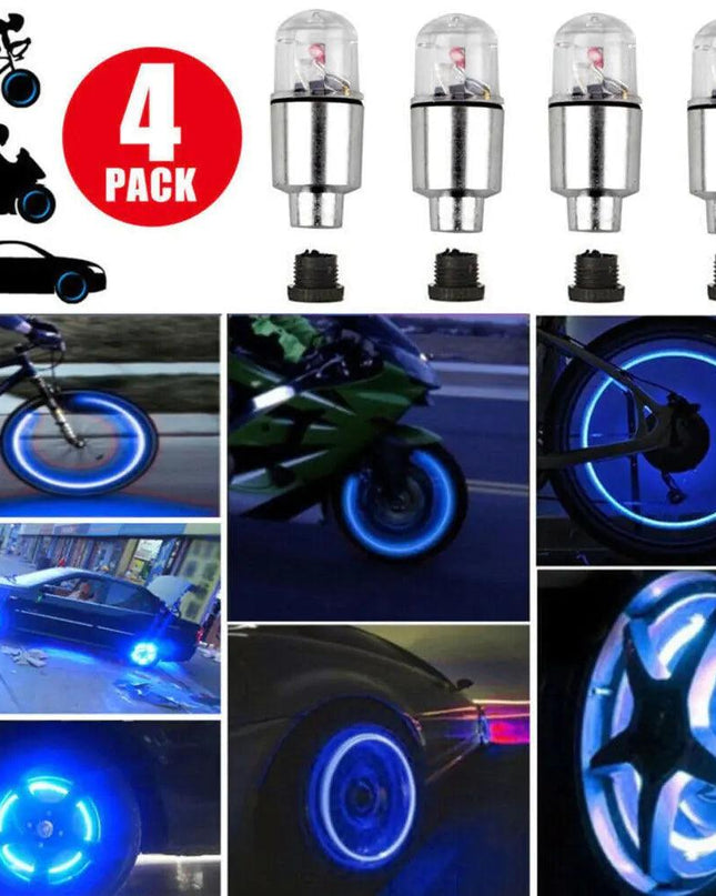 Tire Air Valve Stem LED Light Cap Cover