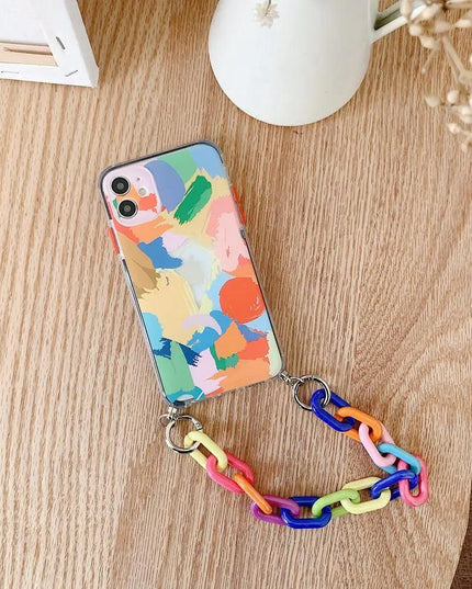 Abstract Art Chain Case