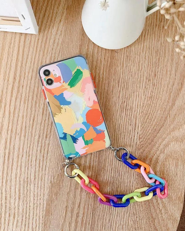 Abstract Art Chain Case