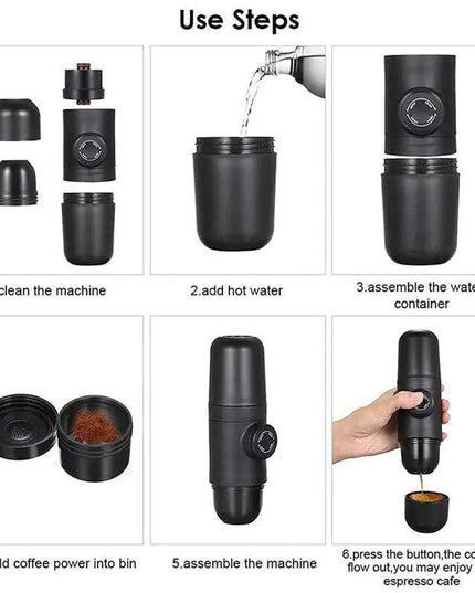Multifunction Mini Coffee Maker for Camping Outdoor Travel